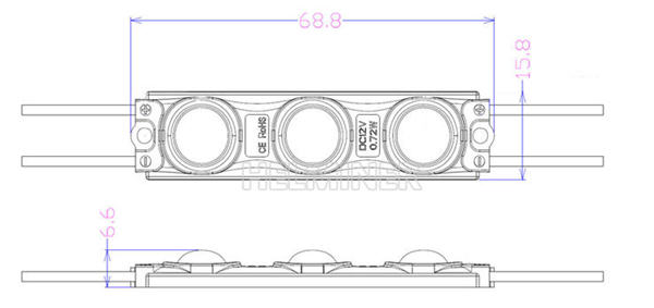 3 LED 2835 LED Module, 12v led sign lighting